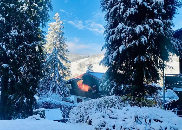 Rochebrune, 2 Cosy, Terrasse, Et Centre A Pied Apartmán Megève